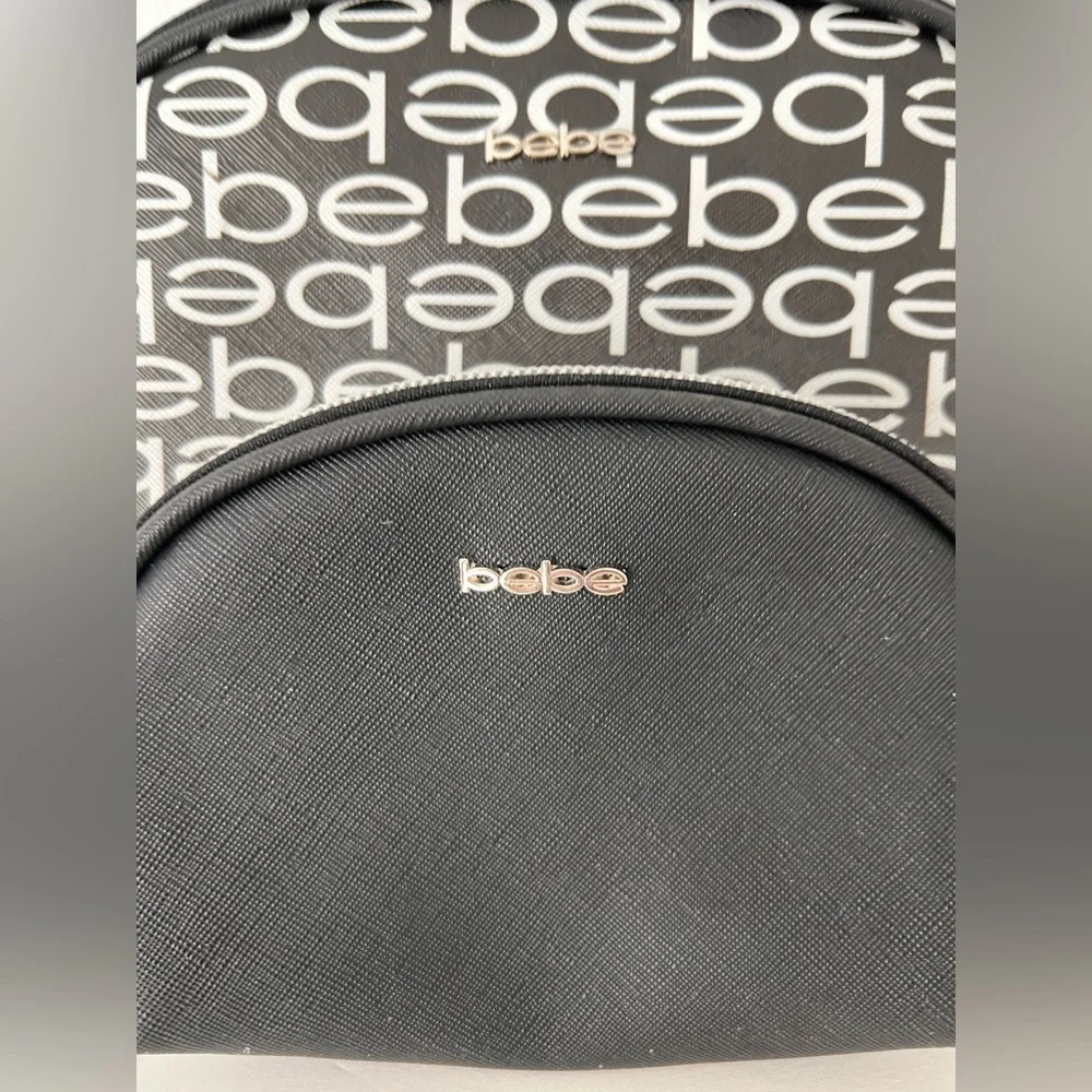 Bebe Monochrome Logo Cosmetic Bag Set